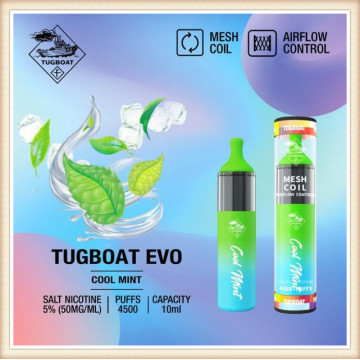 Tugboat EVO 4500 पफ्स डिस्पोजेबल किट