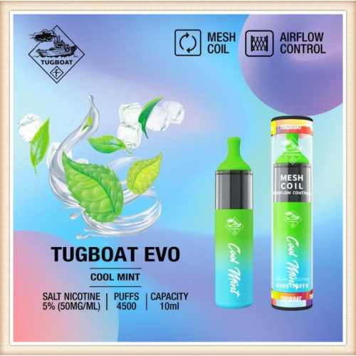 Portugal Tugboat Evo 4500 Puffs Vape jetable