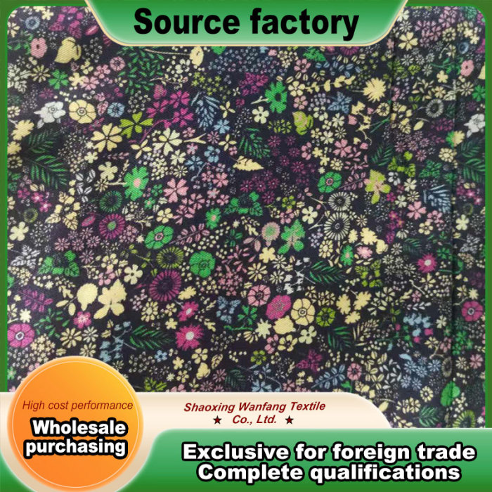 Şık Çok Renkli Çiçekli Rayon Krep Etek