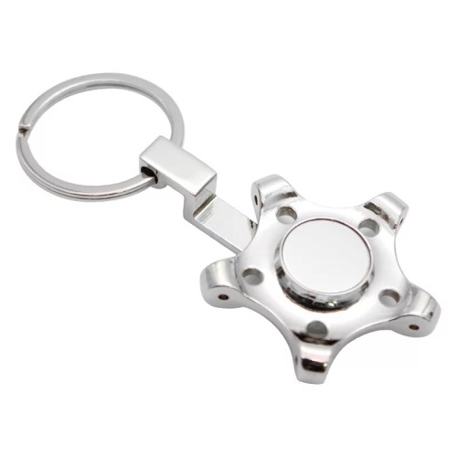 Metal Fidget Hand Spinners with KeyChain