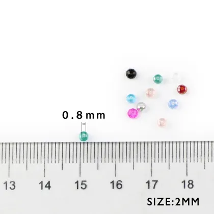 2mm Round Glass crystals beads 970pcs Czech Wheel Rondelle scattered beads 48Cut Faceted Lampwork crystals Beads Wholesale