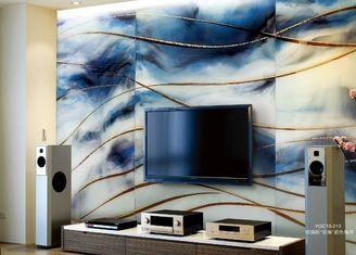 Background Decorative Glass Wall Panels 13mm With Ocean The