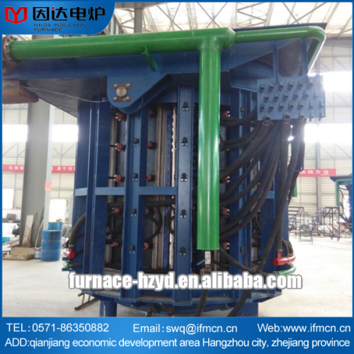 smelting furnace Capacity 30T aluminum induction furnace