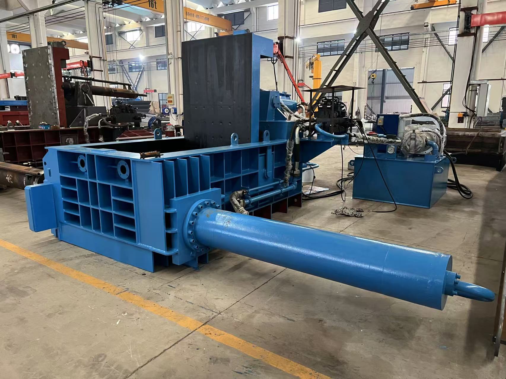 Gaode Scrap Metal Hydraulic Horizontal Press Baling Machine