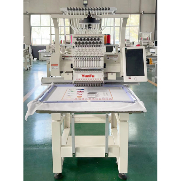 Dahao Computer Industrial Stickmaschine mit Pailletten- und Laserschneidfunktionen