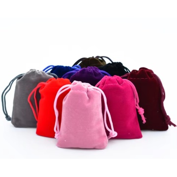 Beg Drawstring Velvet berwarna promosi