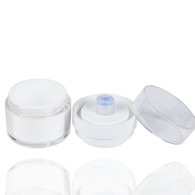 skin care jars press acrylic cream pump jar