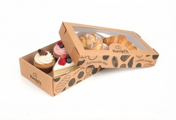 Custom Cake Boxes with Window for Bakery