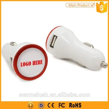 private label 2.1a dual port car phone charger