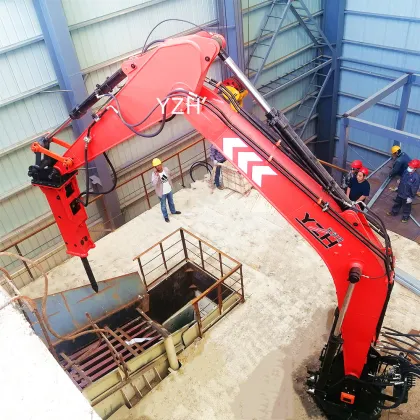 YZH hydraulic type pedestal boom