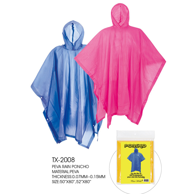 Peva Rain Poncho