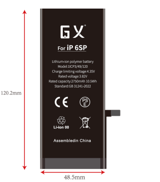 GX for Apple 6SP with standard capacity battery