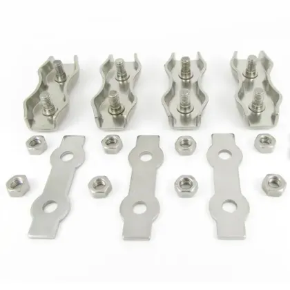 Stainless steel rust-proof wire rope clamp