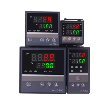 REX-C Series Temperature Controllers for PT100, K, and S Types