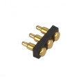 Spring loaded copper connector pogo pin for battery