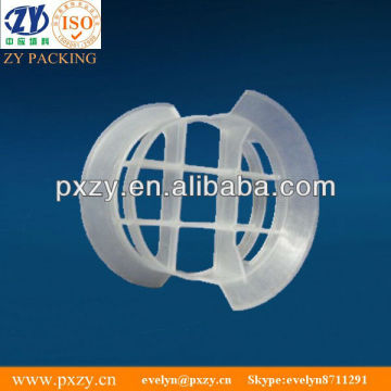 Plastic tower packing conjugate ring