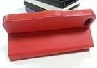 Unique Breathable Iphone Protective Covers Purple Pu Leather For Iphone 5
