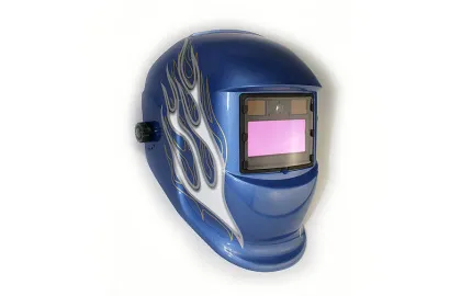 Auto Shade Plastic Miller Welding Mask Blue , Electronic Welding Helmet