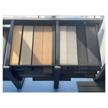 Fireproof Heatproof Outdoor WPC Decking Floor Wall Panel with Natural Wood Grain