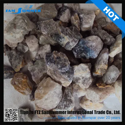 Applied to ceramics 95% fluorspar granules