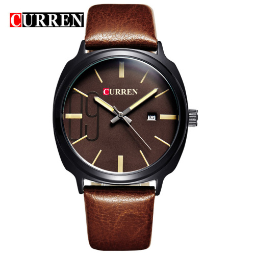 curren latest quartz watch for business men casucal style