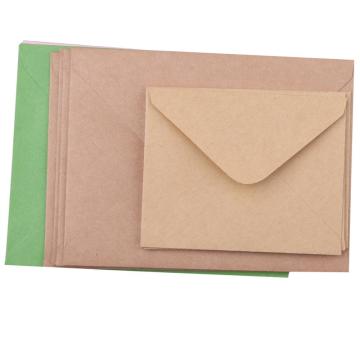 Buste di carta Kraft riciclate personalizzate - Mini buste quadrate ecologiche