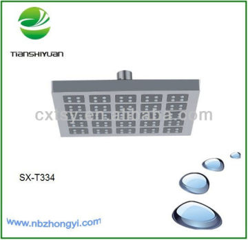 ABS square shower head for shower set bathroom accessories led shower heads massage shower head