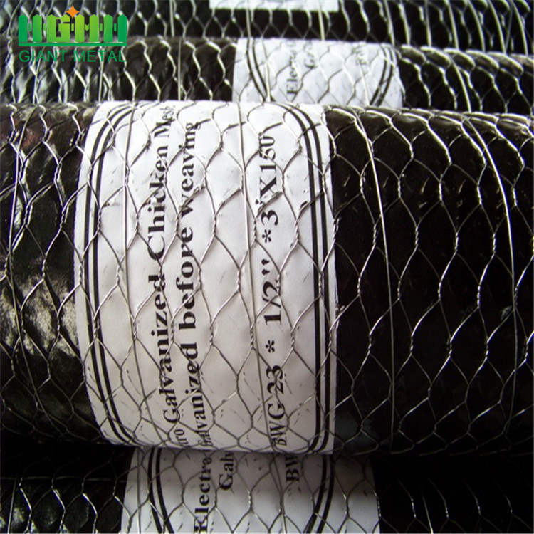 Hexagonal Decorative Galvanized Square Chicken Wire Mesh