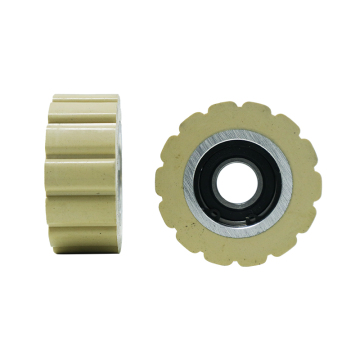 60*15*24mm Woodworking Machinery Tools Edgebander Rubber Roller Press Wheel Transport Roller For Cehisa Edge Banding Machine