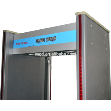 weather-proof 6 zones archway gate metal detector MCD-300