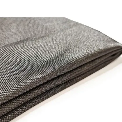 100% Silver Fiber EMF Shield Anti-Radiation Knitted Fabric
