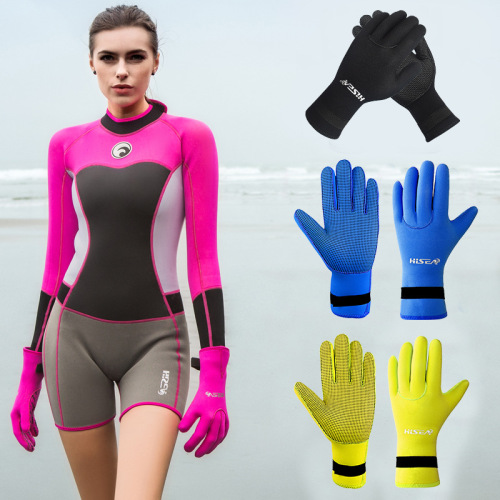 Neoprene Diving Gloves Anti-slip Warm Hand Guard Spearfishing Surfing Snorkeling Anti-Scratch Sports Mittens