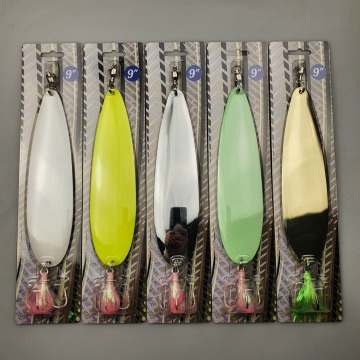 Wholesale High-Quality 304 Stainless Steel Flutter Spoon Lure for Striper Bass