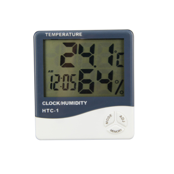 HT-1 weerstation wekker: indoor digitale thermometer hygrometer