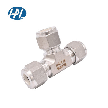 Swagelok Type Union Tee Stainless Steel 3 Way Fitting