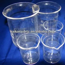 clear silica quartz crucible