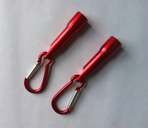 Cheap LED Promotion Flashlight with Carabiner