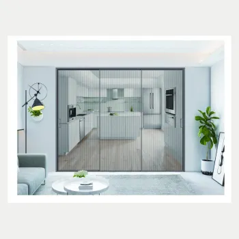 Slim Frame Sliding Glass Partition Door