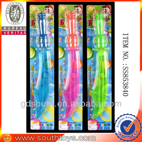hot sellling blowing bubble sword toys