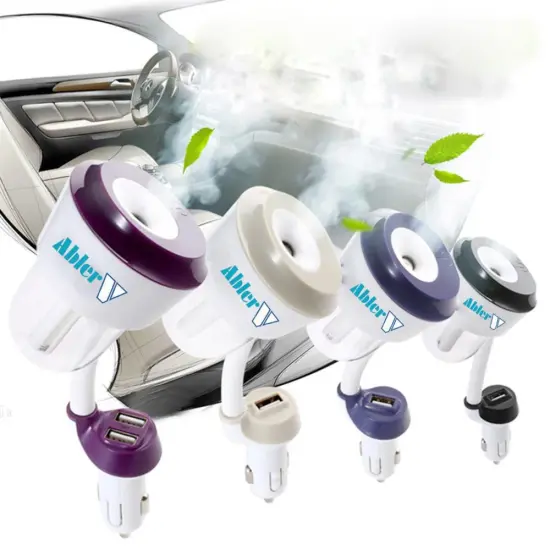 50ml LED USB Aroma Ultrasonic Mist Car Humidifier