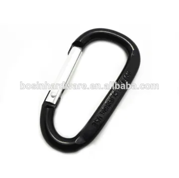 Fashion High Quality Metal Engraved Carabiner Hook Keychain