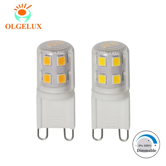 High Quality High Brightness G9 LED Dimmable AC120V/60Hz Corn Light for China