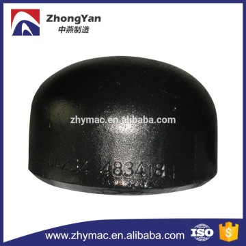 Pipe end cap, metal pipe end cap