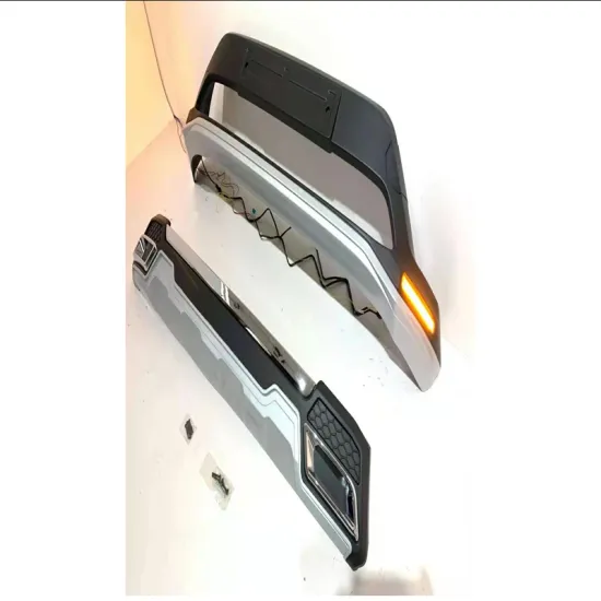 PP Black Bumper Guard with LED Light Kit for Toyota Corolla Cross 2021