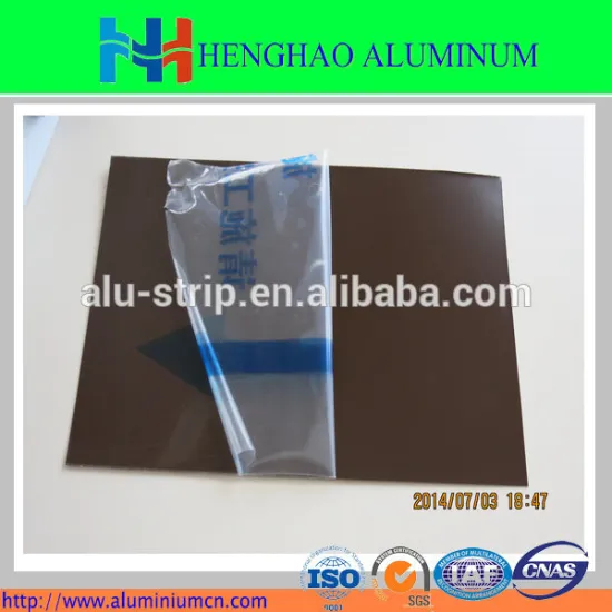 color coated 3000 series aluminium alloy with PE or PVDF