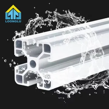 Custom Extruded Black Industrial Aluminum Profiles 40x40 T Slot V Slot 2020 3030 4040 4080