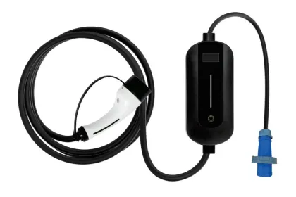OEM ODM 11kw 22kw Portable EV Wallbox Charger Type 2 Home Electric Car Charger with LCD Display