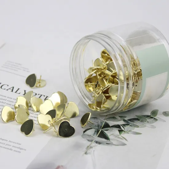 High-Quality Gold Heart Push Pin - Perfect for Travel Map Decoration