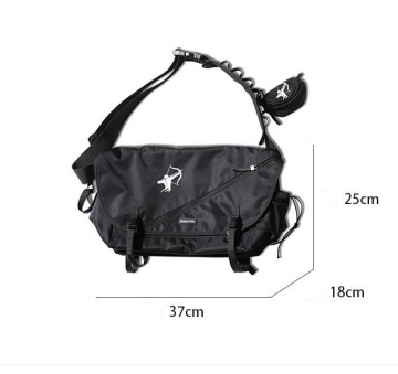 High-Quality Nylon Shoulder Bag for Men - Casual Sling Sports Crossbody Bag