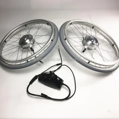 24V 250W 24inch Wheelchair Drive Motor Kit - Greenpedel Electric Wheelchair Motor